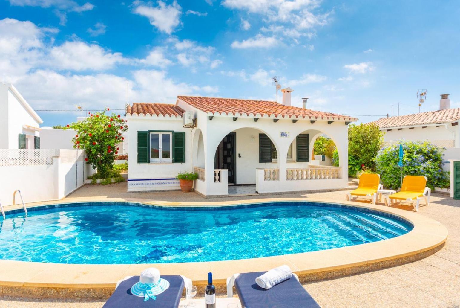 Villa Emilio Cala En Porter  Bagian luar foto